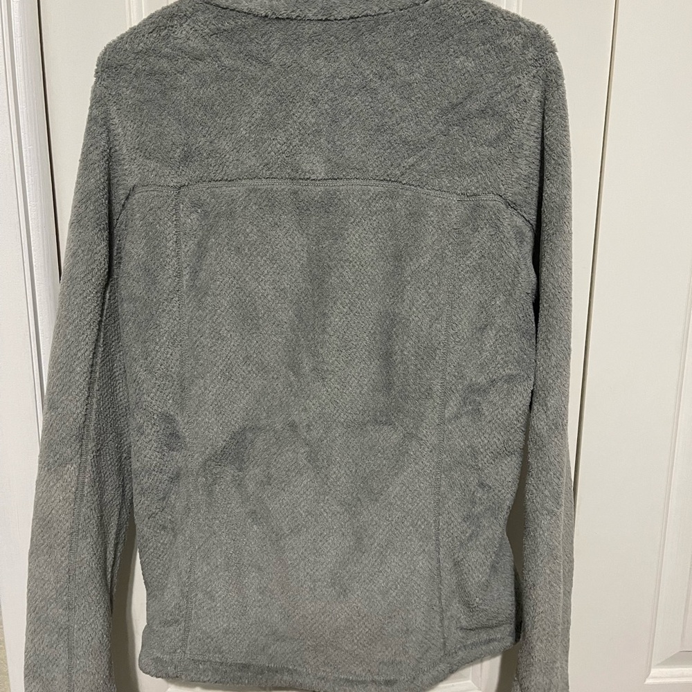 Patagonia gray and pink snap fleece pullover size large - Picture 2 of 2